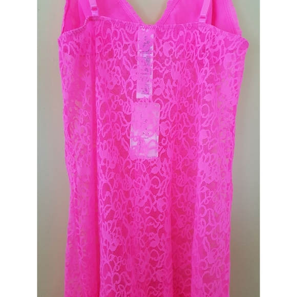 Forever 21 Lace Pink Chemise Lingerie - Picture 11 of 15